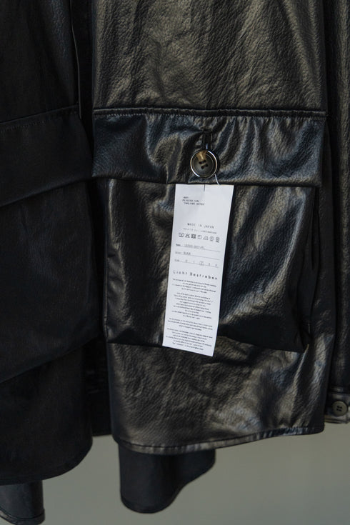 【Licht Bestreben】"M-65 フェイクフェイクレザージャケット"